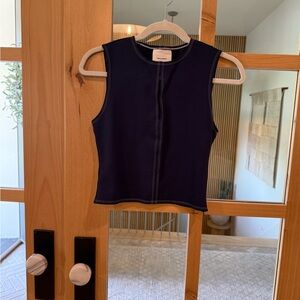 Reformation Dark Blue Tank Top